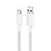 Alogic - Charge & Sync USB-C to USB-A Double Braided Extremely Strong Cable 3ft Elements Pro 480Mbps - White