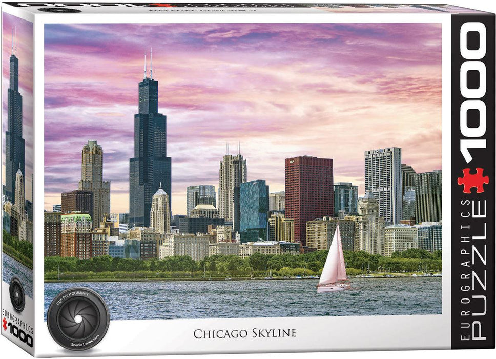Eurographics - Chicago Skyline (1000pc Puzzle)