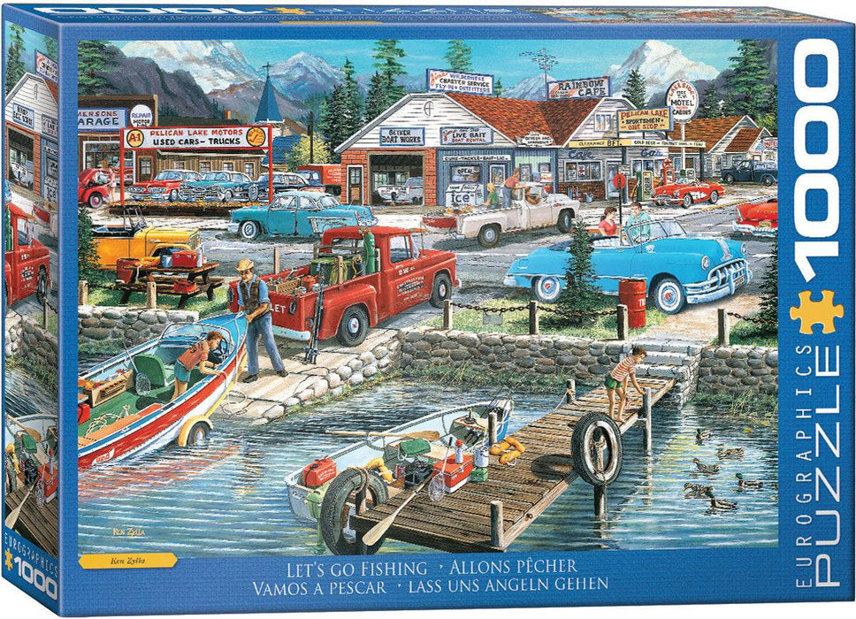 Eurographics - Let's Go Fishing by Ken Zylla (1000pc Puzzle)