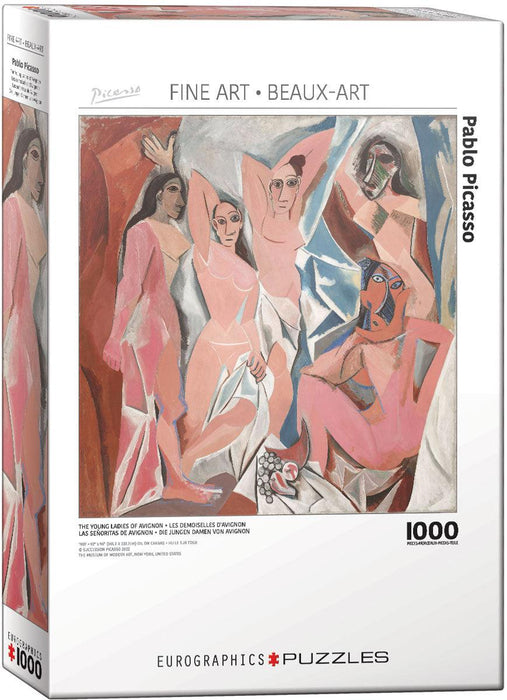 Eurographics - The Young Ladies of Avignon by Pablo Picasso (25"x25" complete) (1000pc Puzzle)