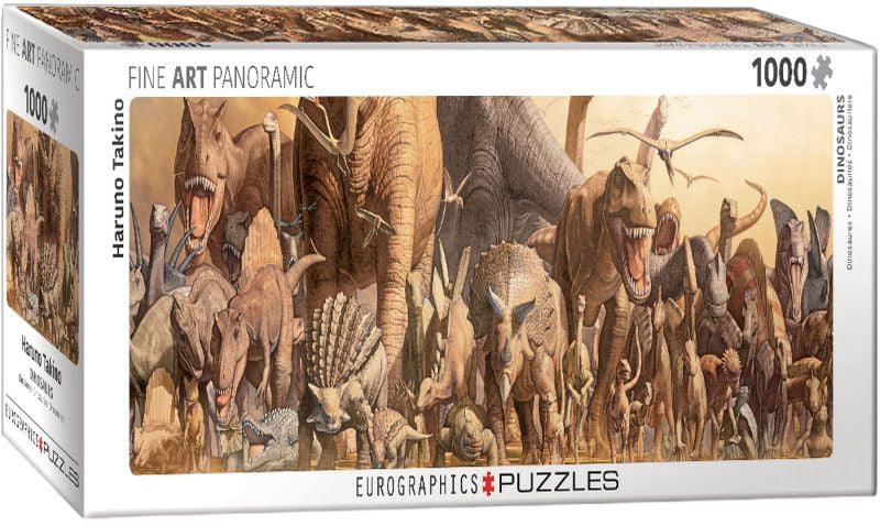 Eurographics - Dinosaurs - Haruo Takino  (Panoramic Puzzles)