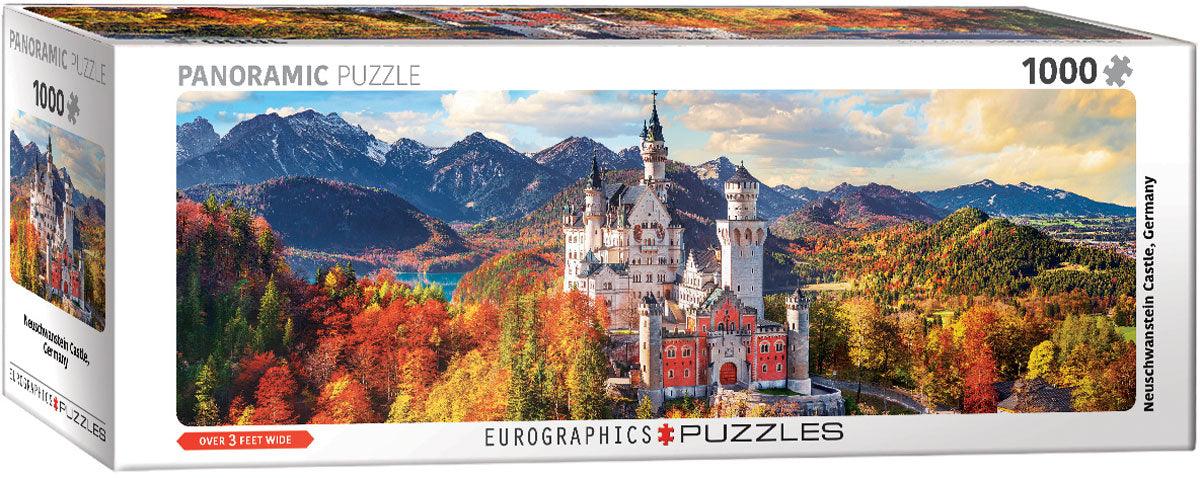 Eurographics - Neuschwanstein Castle in Autumn (Panoramic Puzzles)