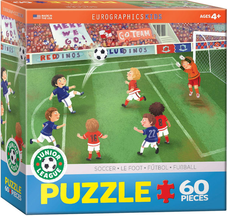 Eurographics - Soccer  - Junior League (60pc Puzzle)
