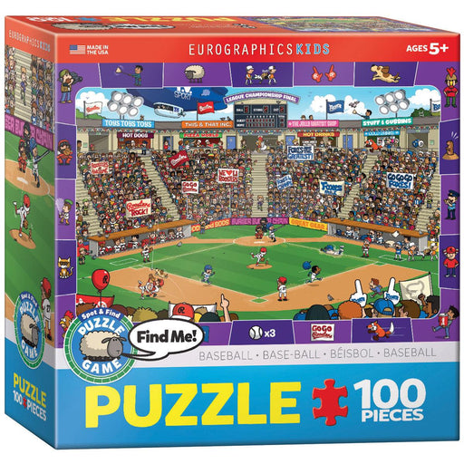 Eurographics - Baseball -Spot & Find (100pc Puzzle)