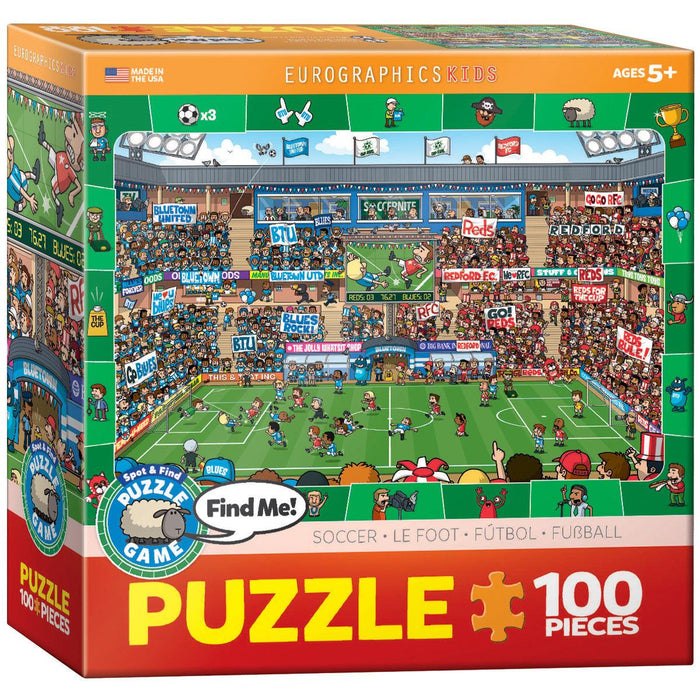 Eurographics - Soccer - Spot & Find (100pc Puzzle)
