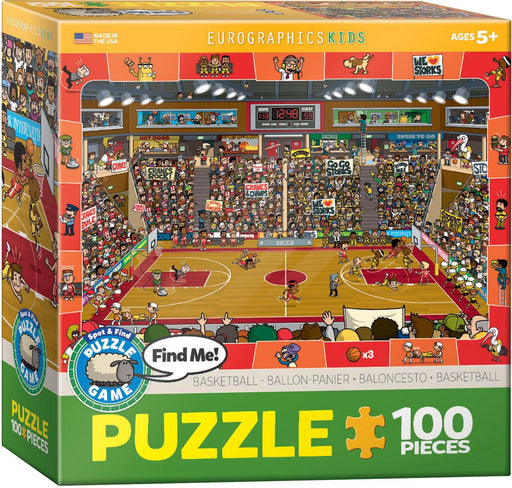 Eurographics - Basketball - Spot & Find (100pc Puzzle)
