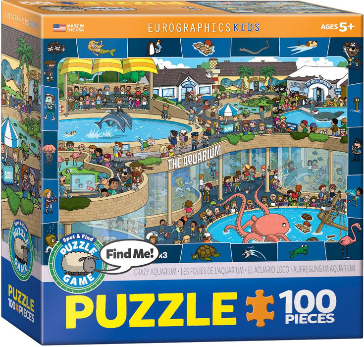 Eurographics - Crazy Aquarium - Spot & Find (100pc Puzzle)