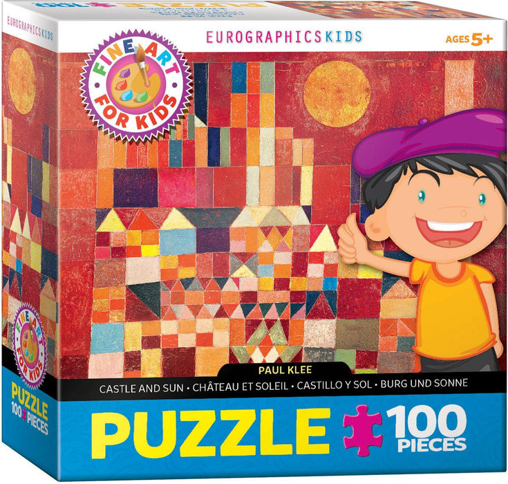 Eurographics - Castle and Sun by Paul Klee (100pc Puzzle)