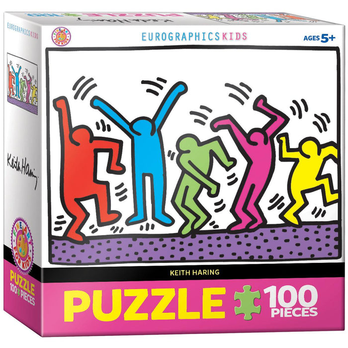 Eurographics - Dancing by Keith Haring (100pc Puzzle)