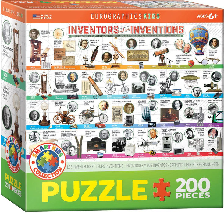 Eurographics - Inventors and their Inventions (200pc Puzzle)