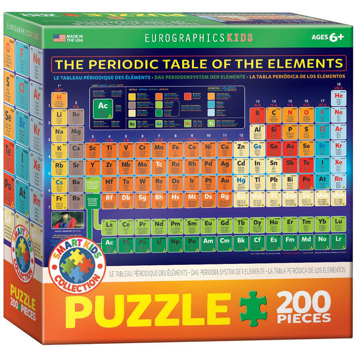 Eurographics - The Periodic Table of Elements  (200pc Puzzle)