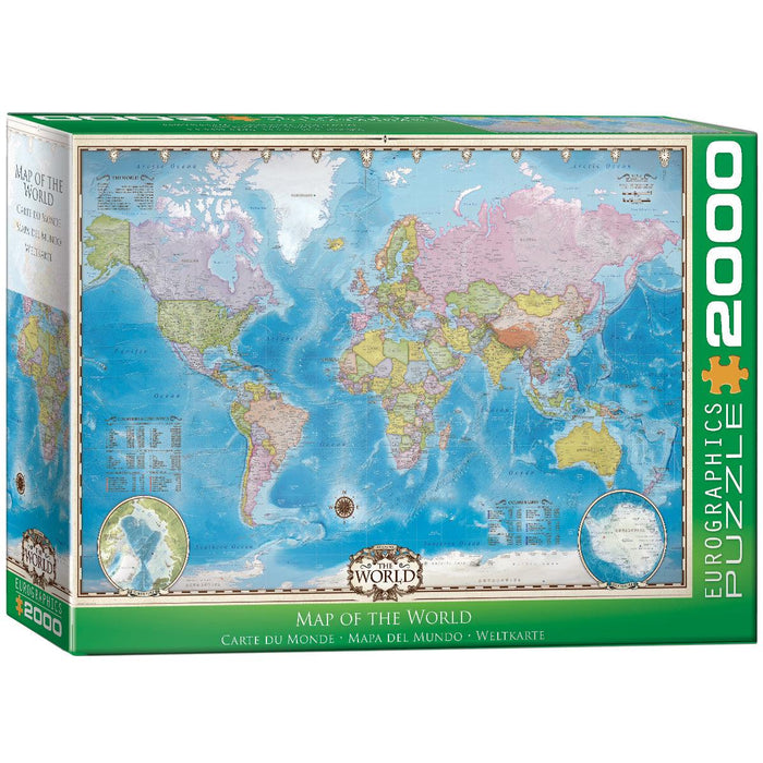 Eurographics - Map Of The World (2000-Piece Puzzle)