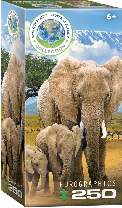 Eurographics - Elephants (250 Piece Puzzles)