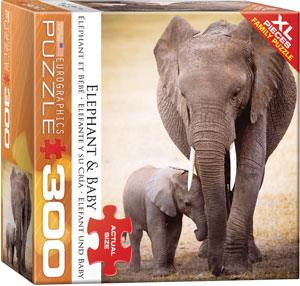 Eurographics - Elephant & Baby (300-Piece Puzzle)