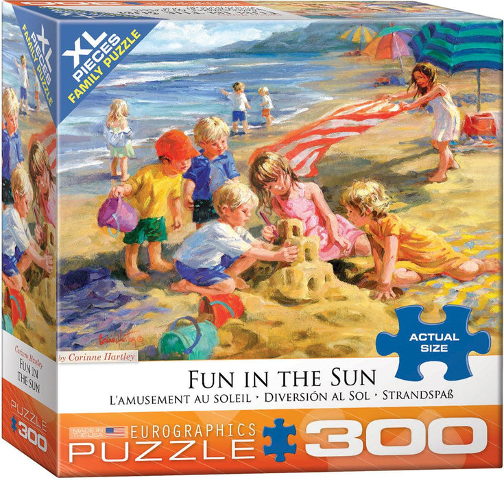 Eurographics - Fun in the Sun by Corinne Hartley (300 pc -  XL Puzzle Pieces)