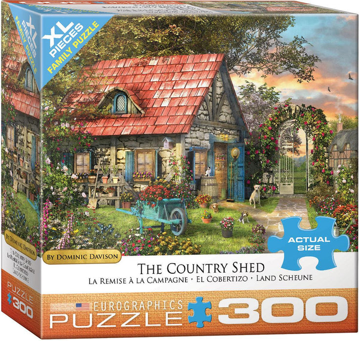 Eurographics - Country Shed by Dominic Davison (300 pc -  XL Puzzle Pieces)
