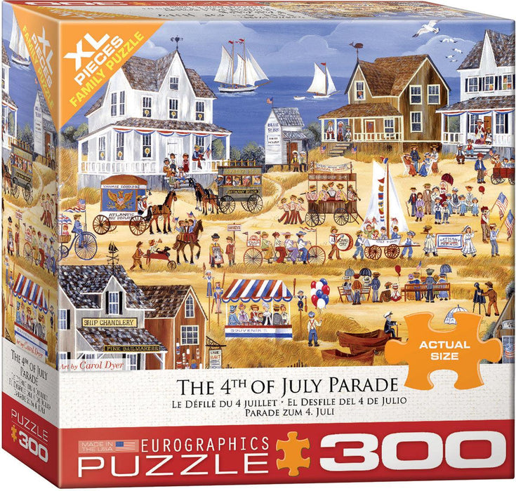 Eurographics - 4th of July Parade by Carol Dyer (300 pc -  XL Puzzle Pieces)
