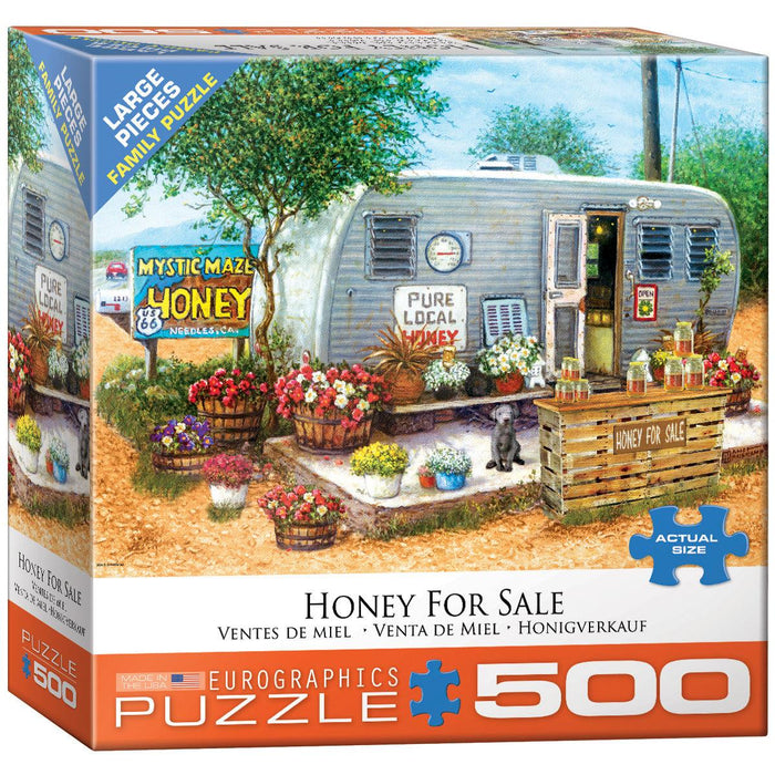 Eurographics - Honey For Sale by Janet Kruskamp (500 pc - Large Puzzle Pieces)