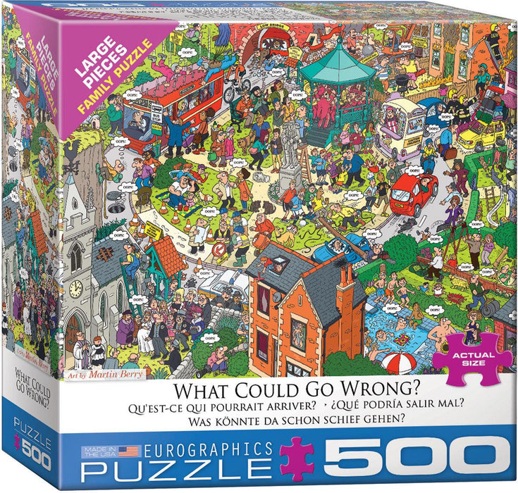 Eurographics - What Could Go Wrong? By Martin Berry (500-Piece Puzzle)