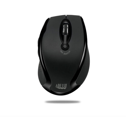 Adesso - Mouse Wireless Ergonomic M20B 6 Button up to 1600dpi PC/Mac - Black - Default Title - Limolin 