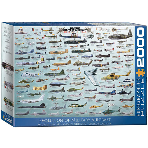 Eurographics - Evolution of Military Aircraft (2000-Piece Puzzle)