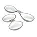 Guzzini - GRACE - Two-Tone Set of 2 Interlocking Dishes - Limolin 