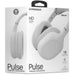 HyperGear - Headphones Bluetooth Pulse Over The Ear - Noise Isolating Built in Mic & Call Controls Ultra Lightweight 10Hr Play Time Quick Charge Aux In Port - White