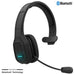 Naztech - Bluetooth Mono Headset with Boom Mic Noise Cancelling NXT-700 Pro Home/Office Multipoint Pairing 300ft Range Includes USB BT Dongle Wall Charger & Cable 32hr Talk Time - Black